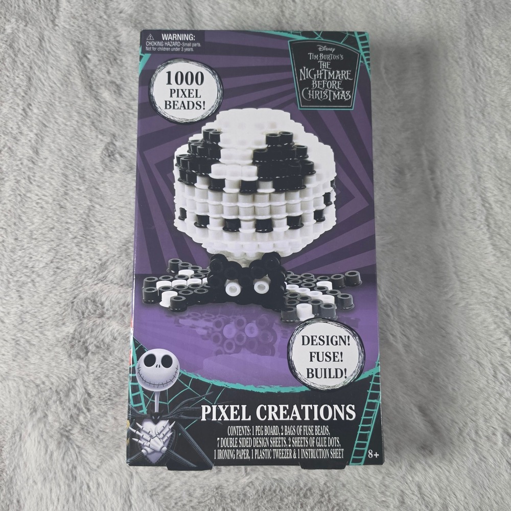 Tara Toy Nightmare Before Christmas Pixel Creations Jack Skellington 1000 Beads